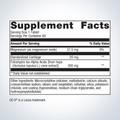 Supplement facts label for Metagenics OsteoVantiv®, 60 tablets showing detailed ingredients and daily nutrition.