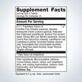 Supplement facts label for Metagenics Essential Defense®—30 tablets, showing detailed ingredients and daily nutrition.