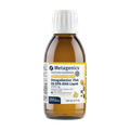 A single bottle of Metagenics OmegaGenics® Fish Oil EPA-DHA Liquid 2400 mg. Formulated to support heart, muscle, and immune health.