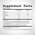 Supplement facts label for Metagenics Golden Fusion®, showing detailed ingredients and daily nutrition.