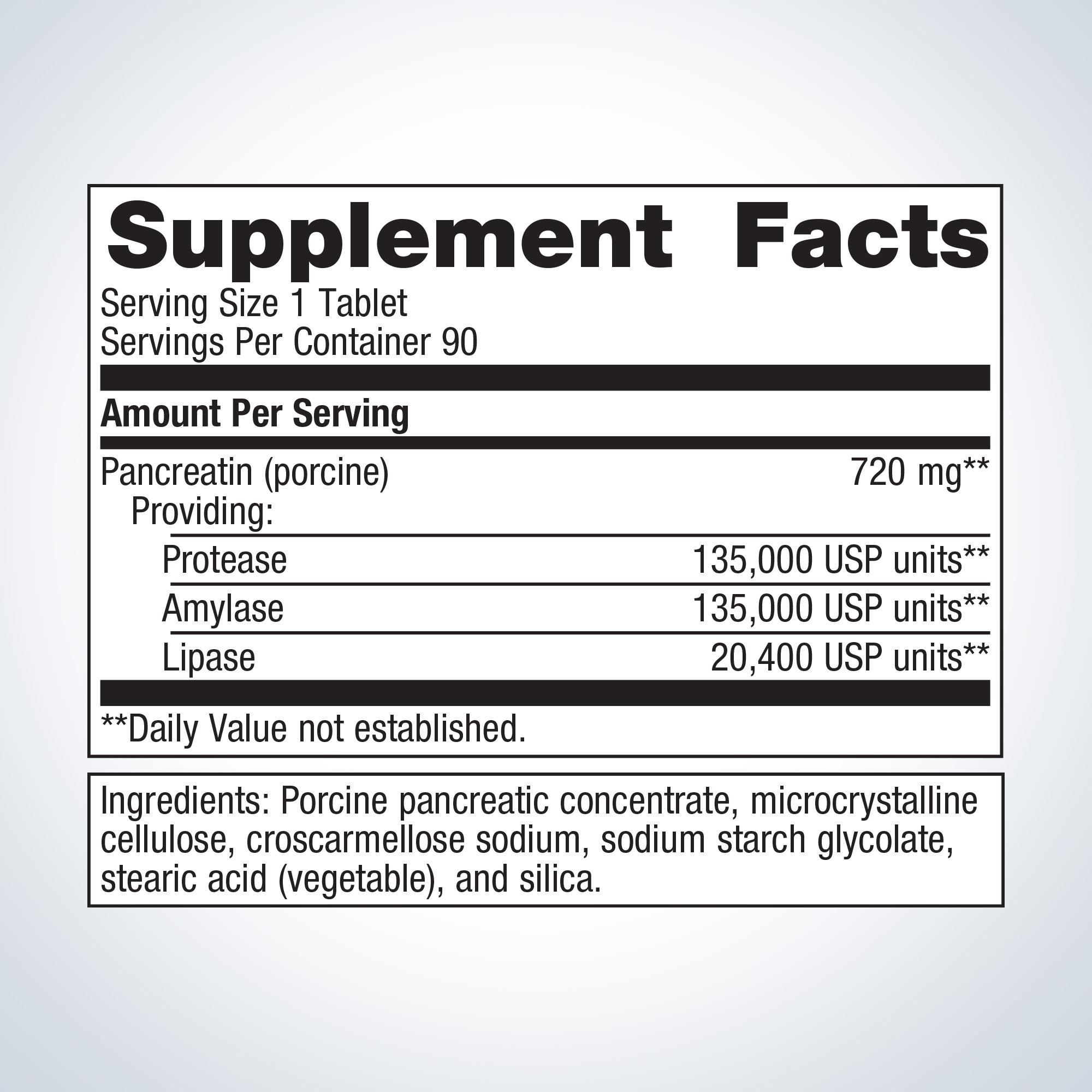 SpectraZyme® Pancreatic Enzymes Extra Strength 1