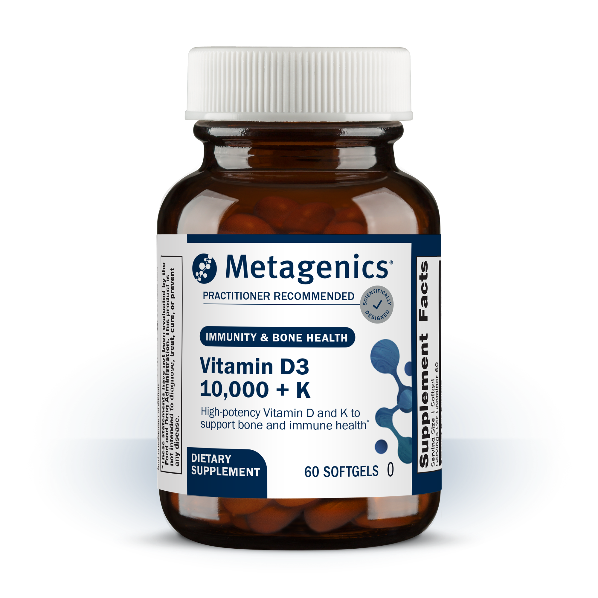 Image of the product Vitamin D3 10,000 + K