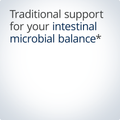 Traditional support for intestinal microbial balance with carefully selected herbal ingredients.