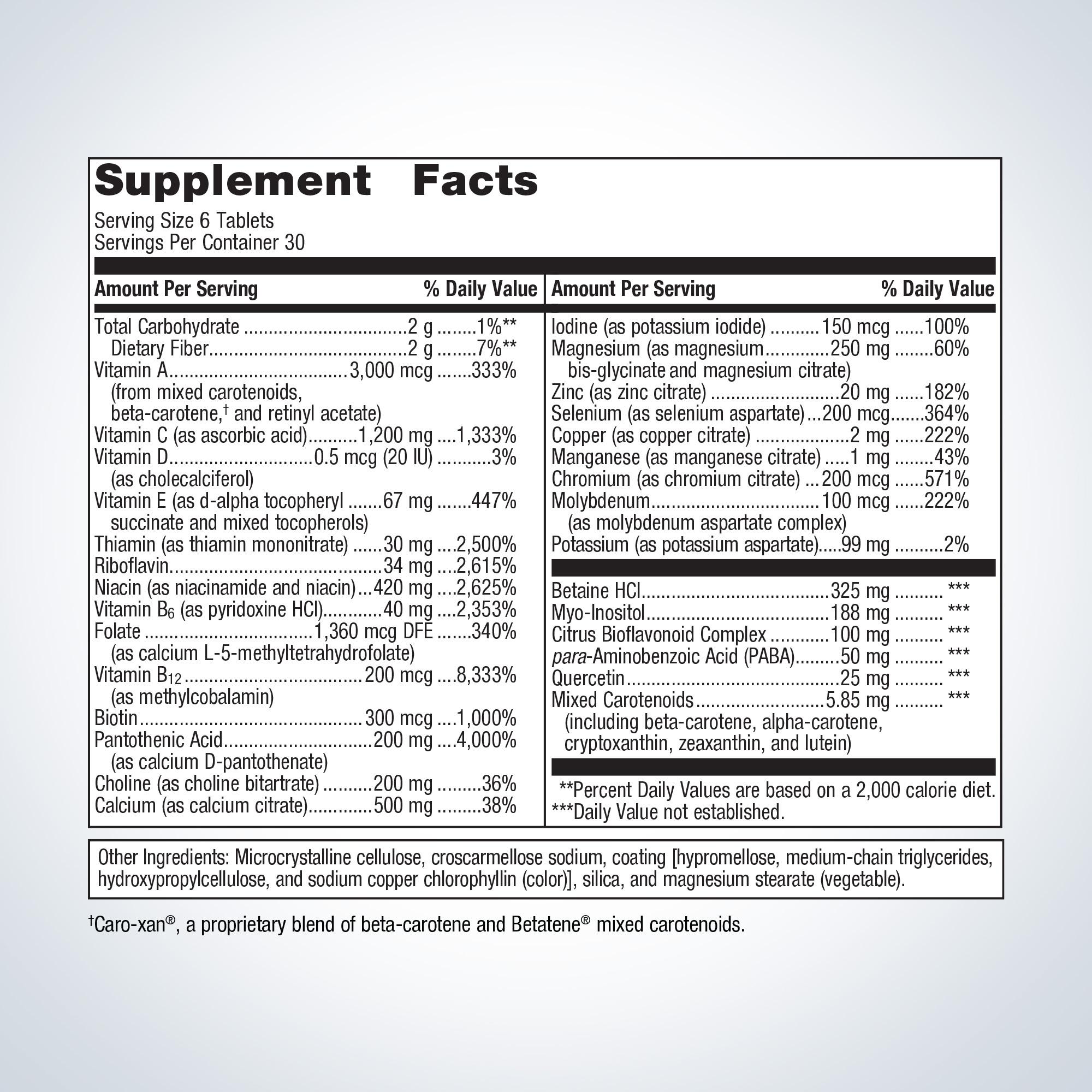 Multigenics® Multivitamin 1
