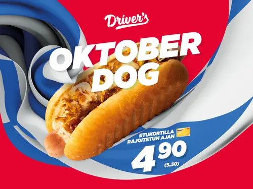 Oktober Dog edullisemmin kanta-asiakkaille