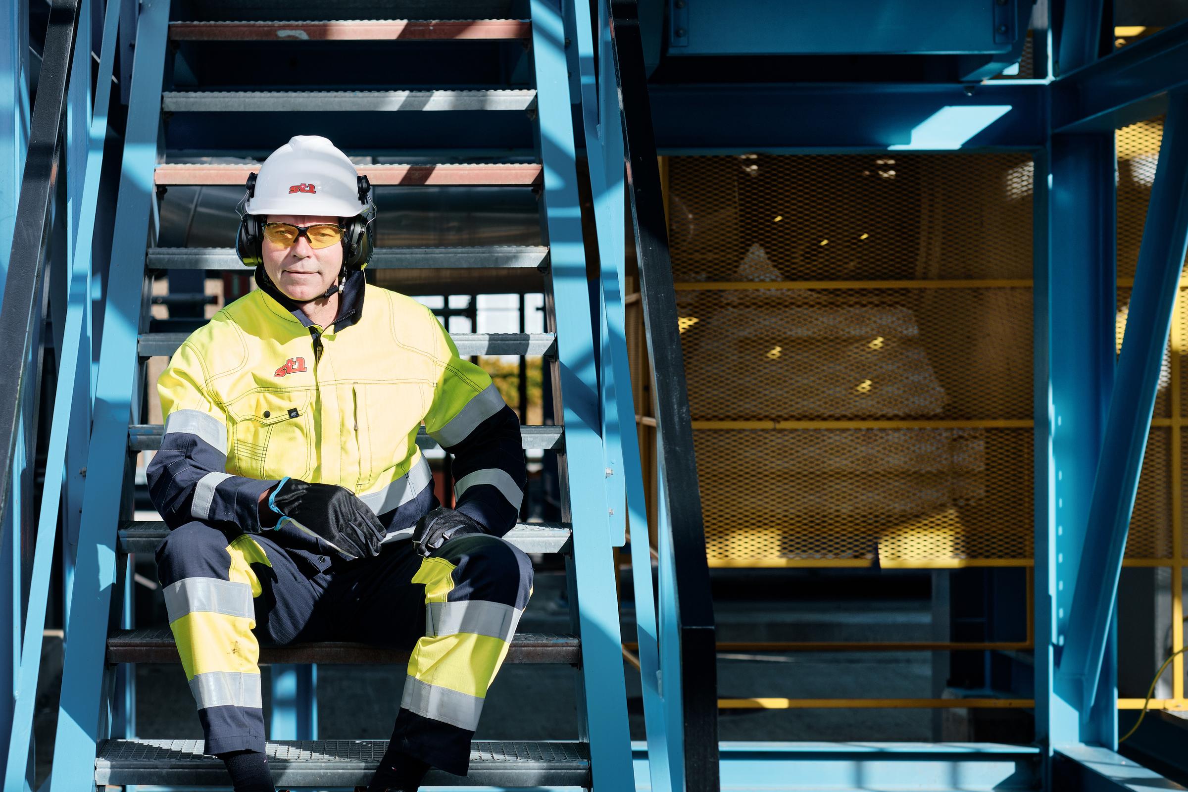 Medarbetare på raffinanderiet