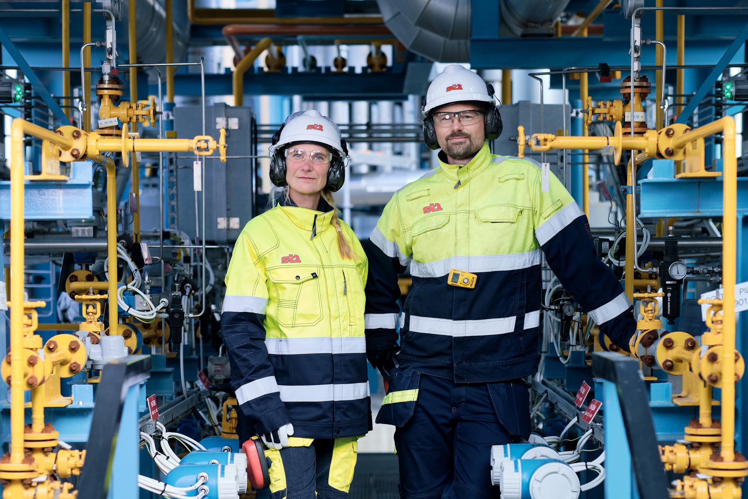 Medarbetare på raffinanderiet