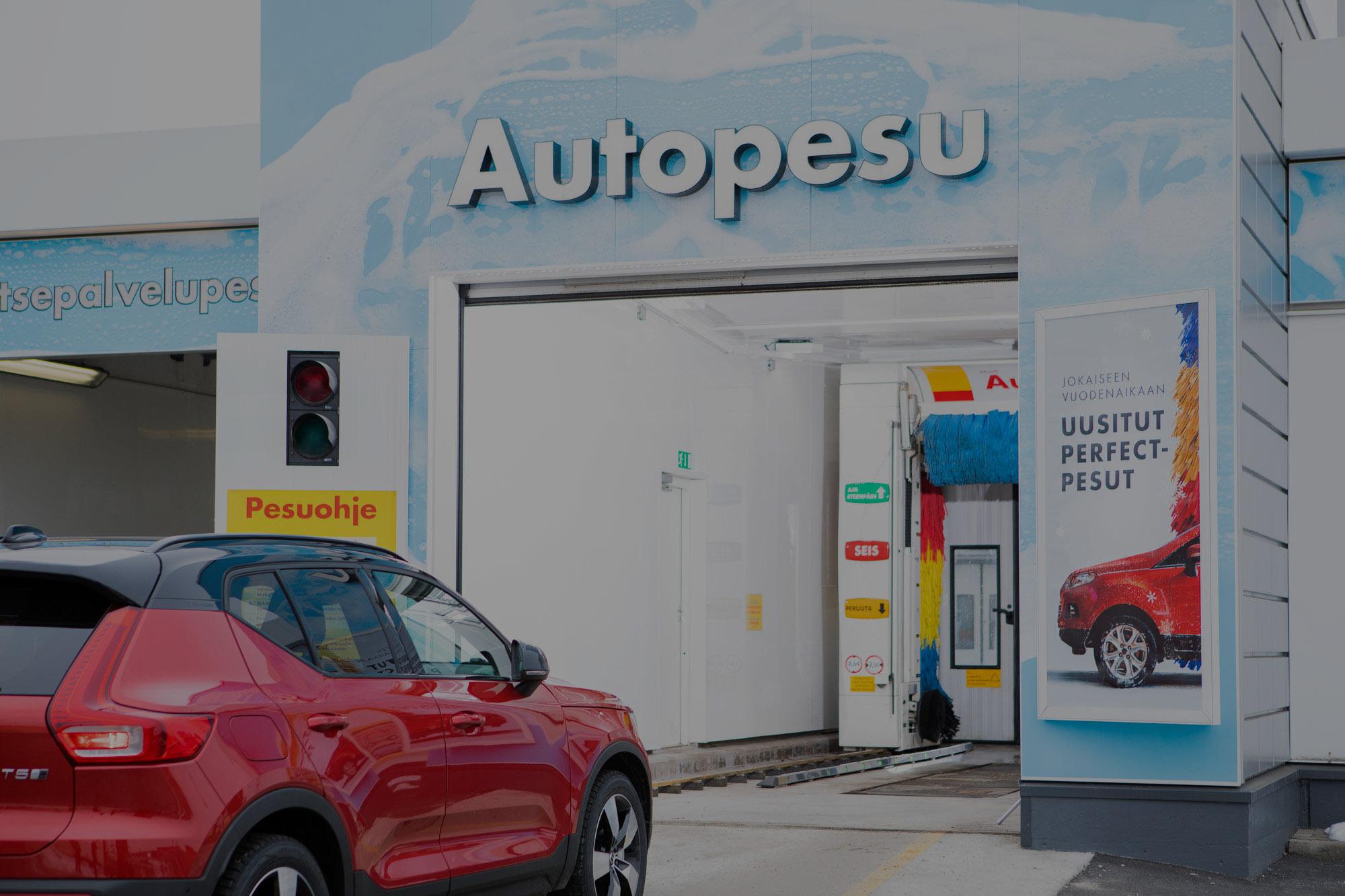 Auton pesu pakkasella onnistuu myös hyvin