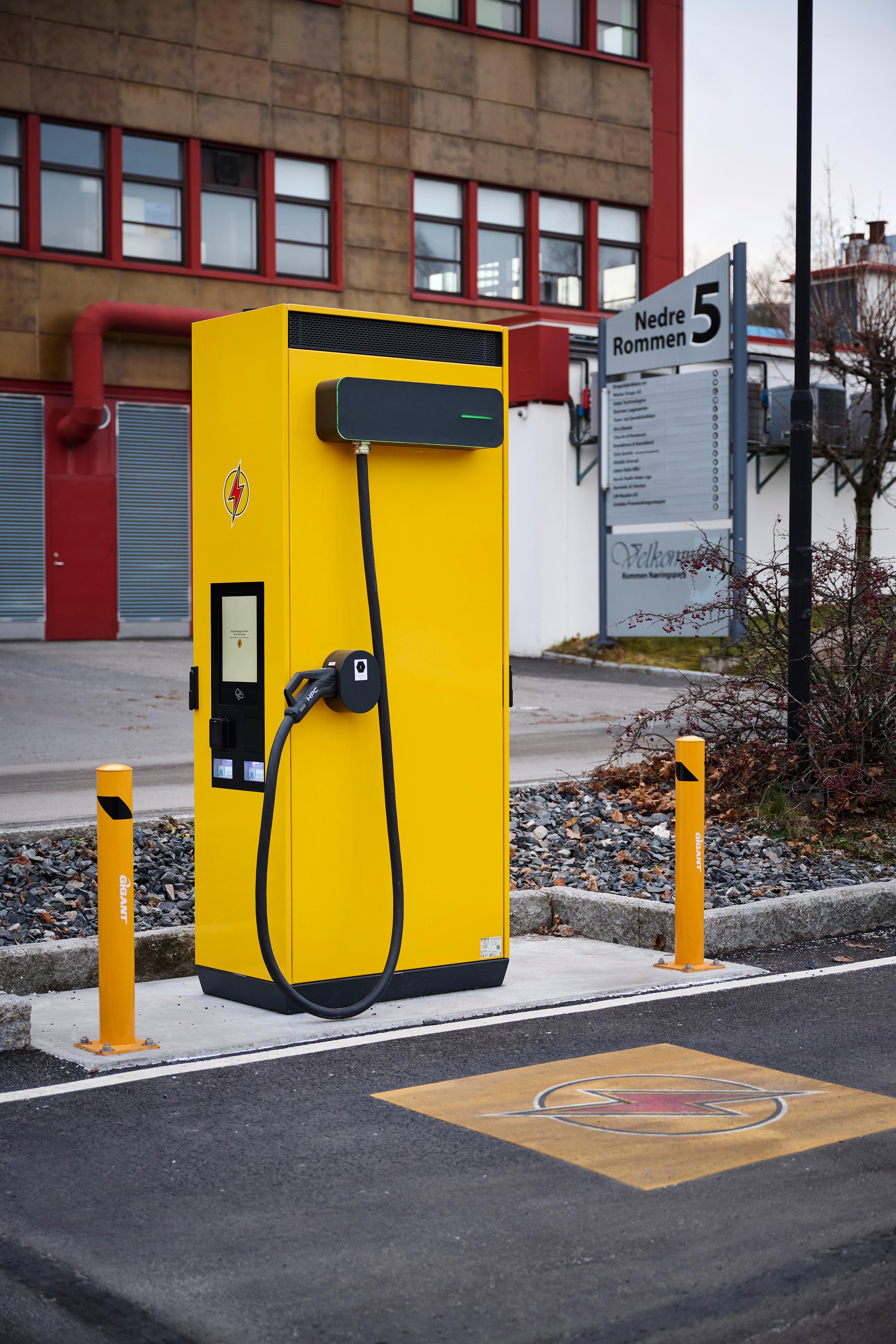Laddstation för tung trafik