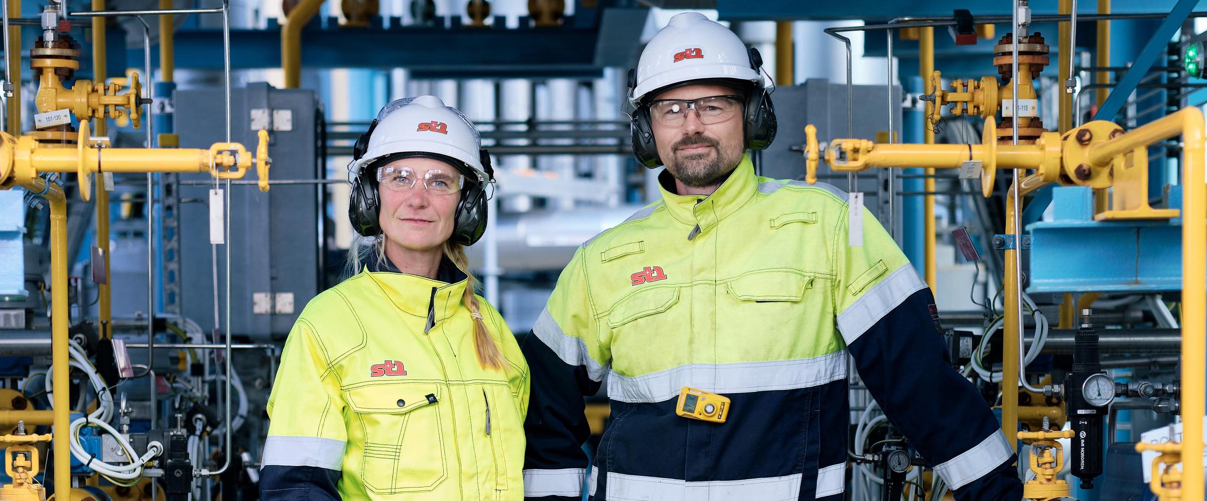 Medarbetare på raffinanderiet