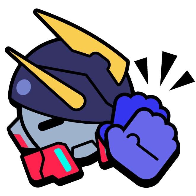 Mecha Clap Pin