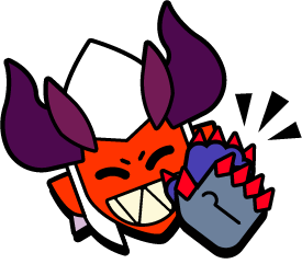 Demon Clap Pin