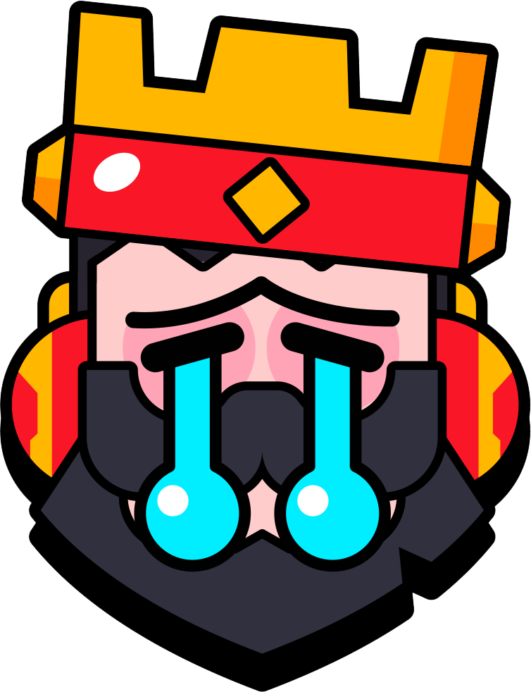 King Red Sad Pin