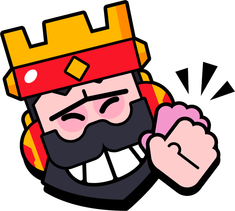 King Red Clap Pin