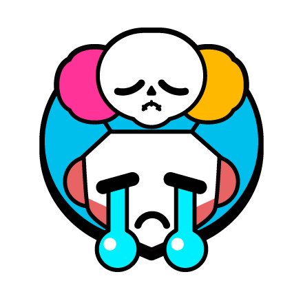 Halloween Sad Pin