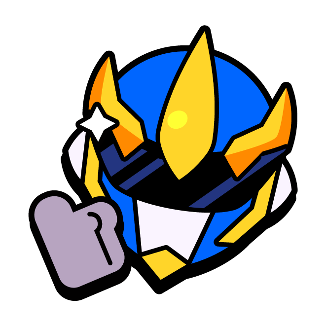 Super Ranger Blue Pin