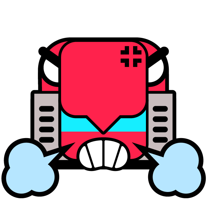 Mecha Angry Pin