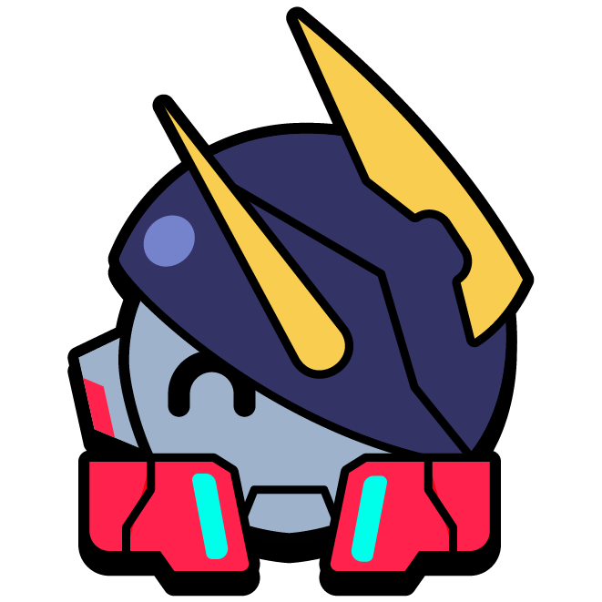 Mecha Happy Pin