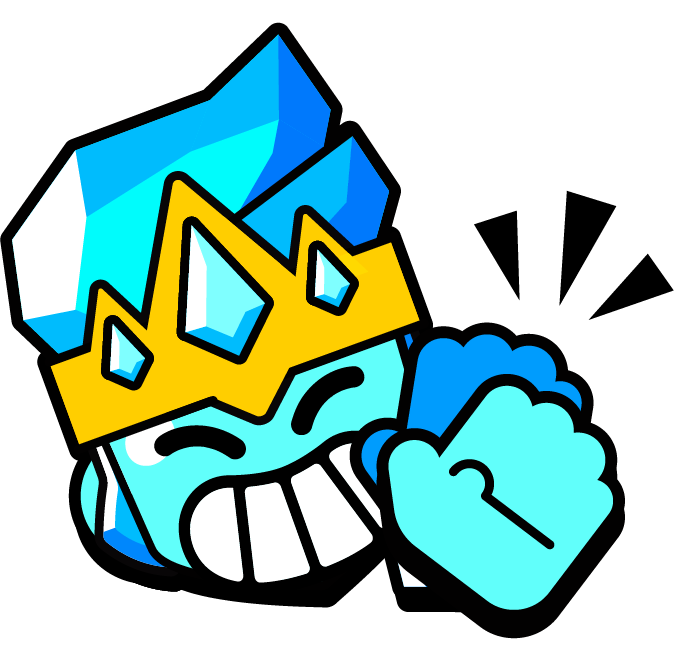 Frost Queen Clap Pin