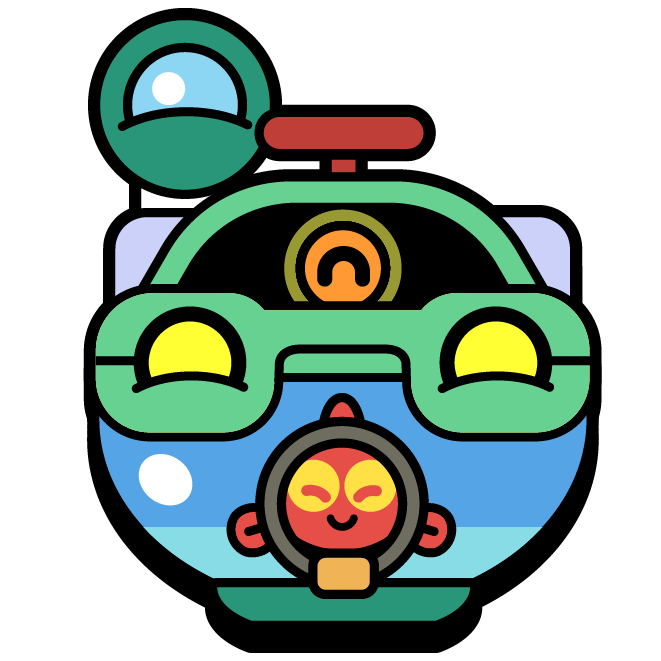 Periscope Happy Pin