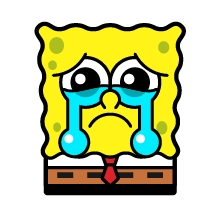 Spongebob Sad Pin