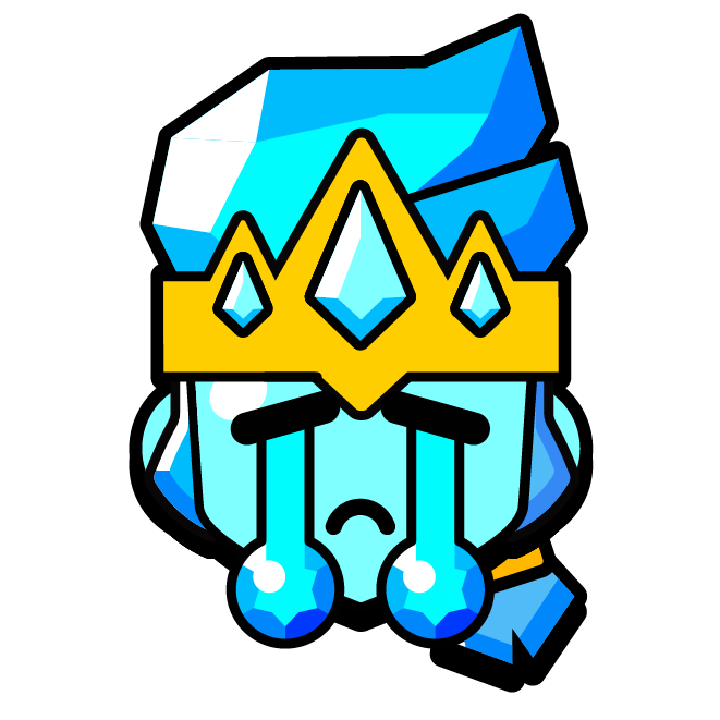 Frost Queen Sad Pin