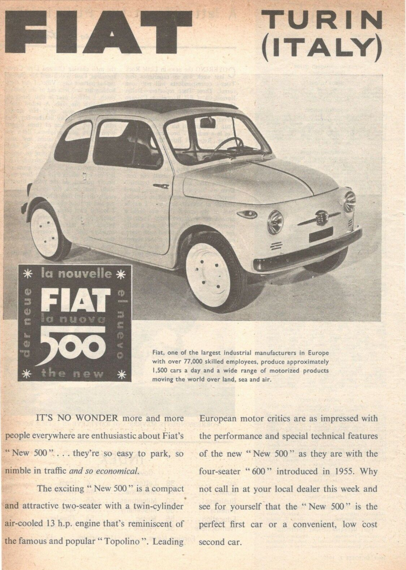 Fiat 500 is Real Italian Cars' Accessible Classic